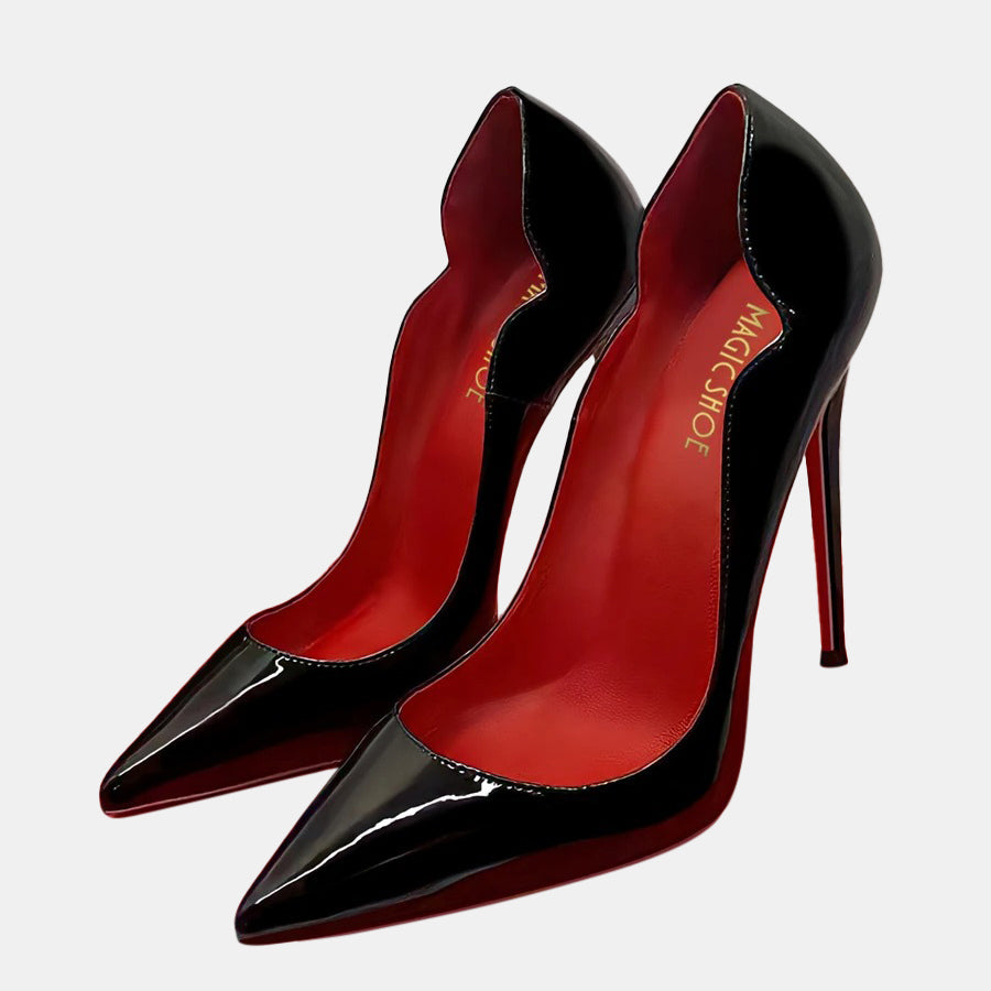 Escarpin noir semelle rouge on sale