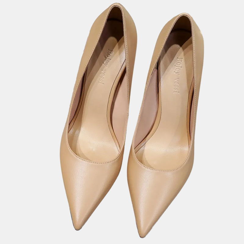 Escarpins nudes | Design classique avec talon aiguille et semelle intérieure rembourrée